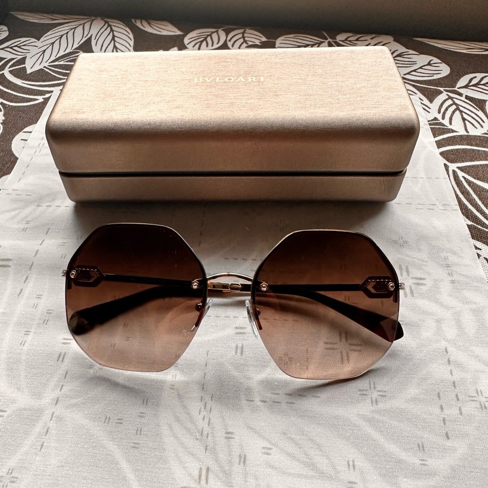 Bulgari Hexagonal Sunglasses BRAND NEW